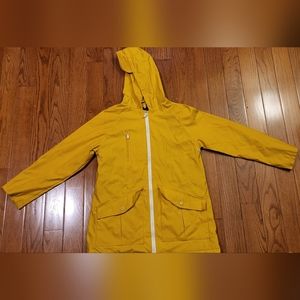 ZARA Yellow Jacket Rain Coat - size 13/14